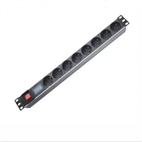 8-Outlet Schuko Metered Rack PDU