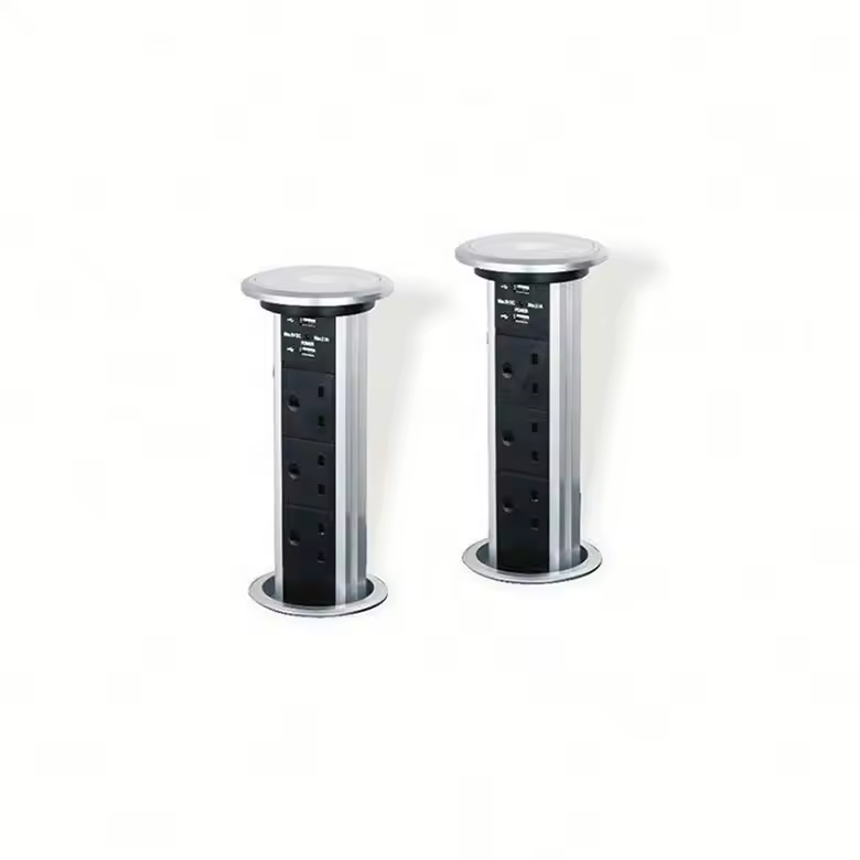 UK Flip-up Desk Socket