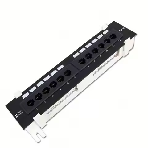 12-Port Cat5e Patch Panel