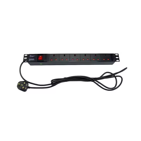6-Outlet UK Rack PDU