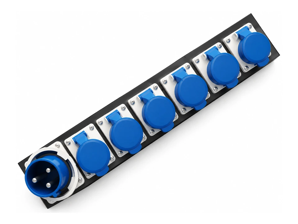 IEC 60309 Rack PDU — AI-generated concept rendering