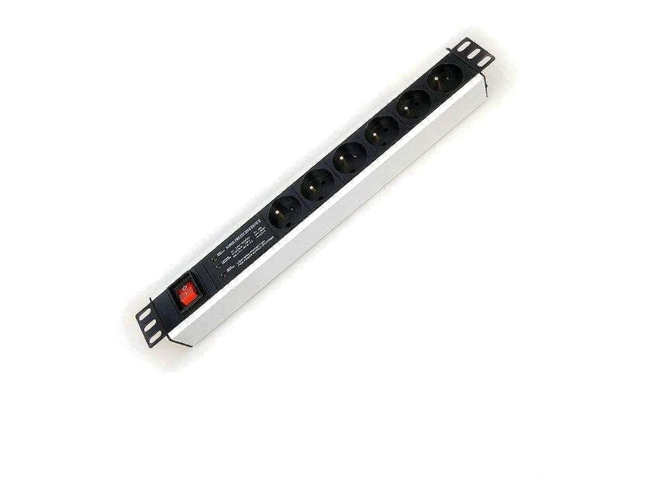 6-Outlet French Rack PDU · Surge Protection