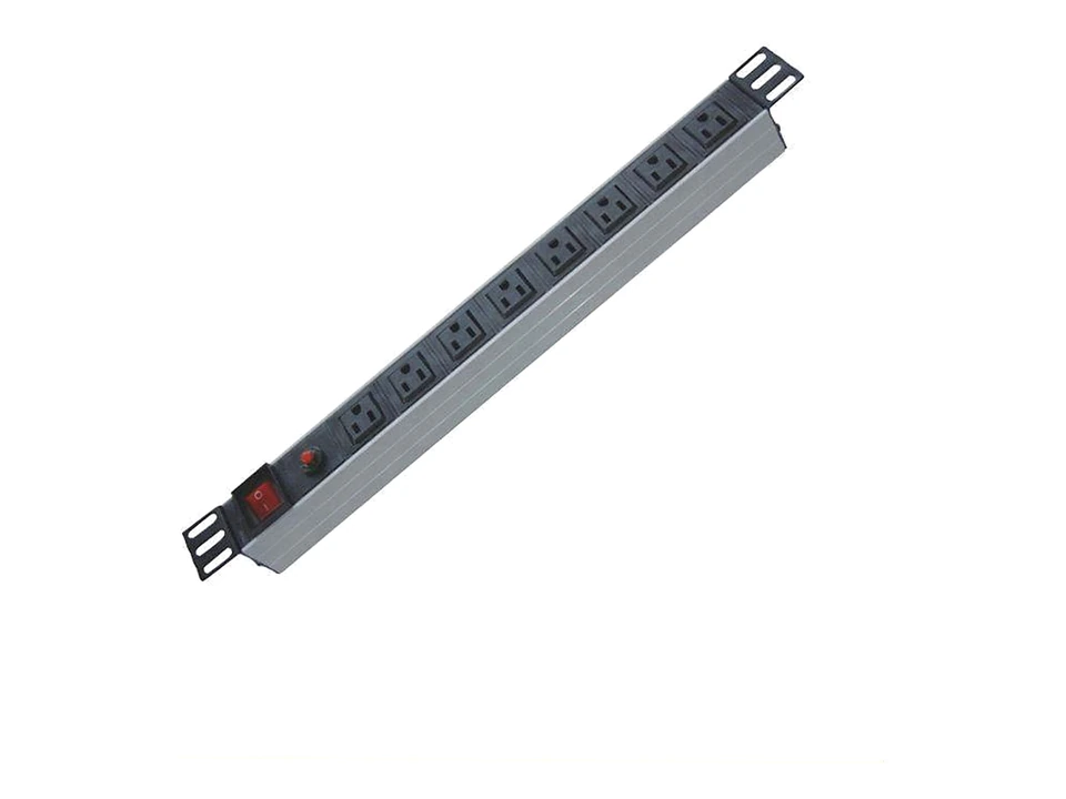 8-Outlet US Rack PDU · Surge Protection