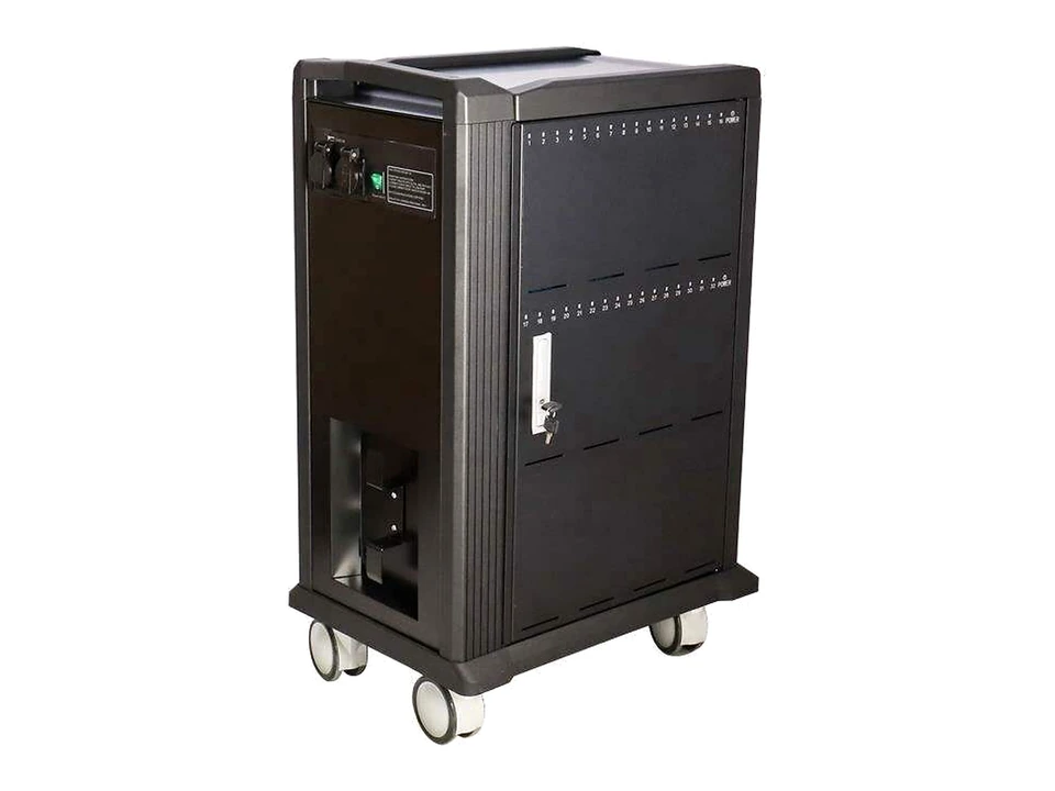 Open Laptop Charging Cart