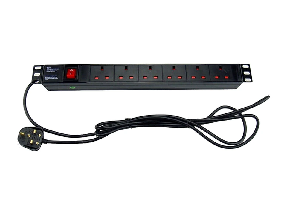 6-Outlet UK Rack PDU