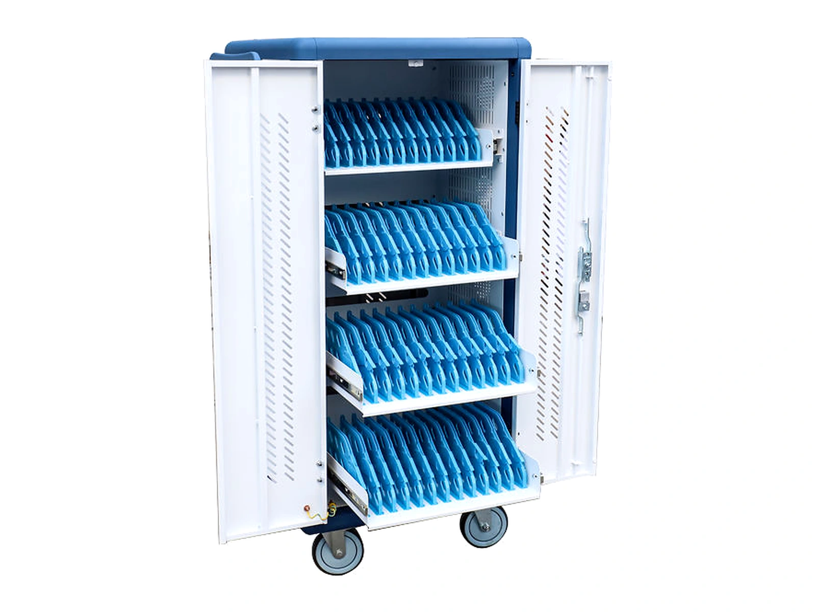 48-Device Charging Cart · Pull-Out Trays